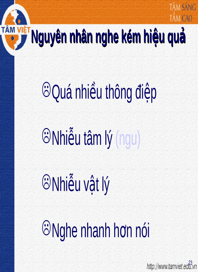 image for page Kỹ năng LẮNG NGHE