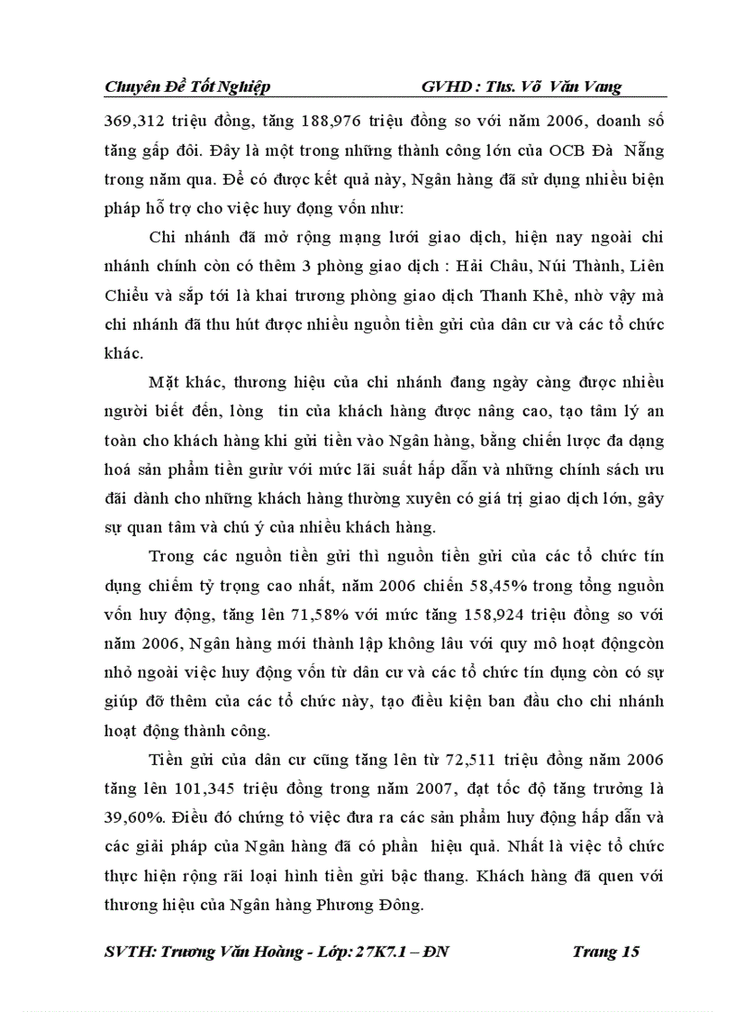 image for page Phân tích tình hình cho vay tiêu dùng tại nhtmcp phương đông đà nẵng 2006 2007