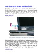 Các bước kiểm tra khi mua laptop cũ