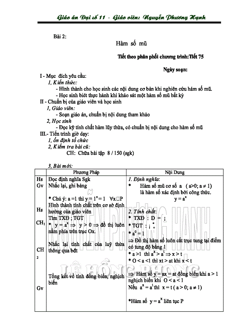 image for page Sơ lược Hàm số mũ
