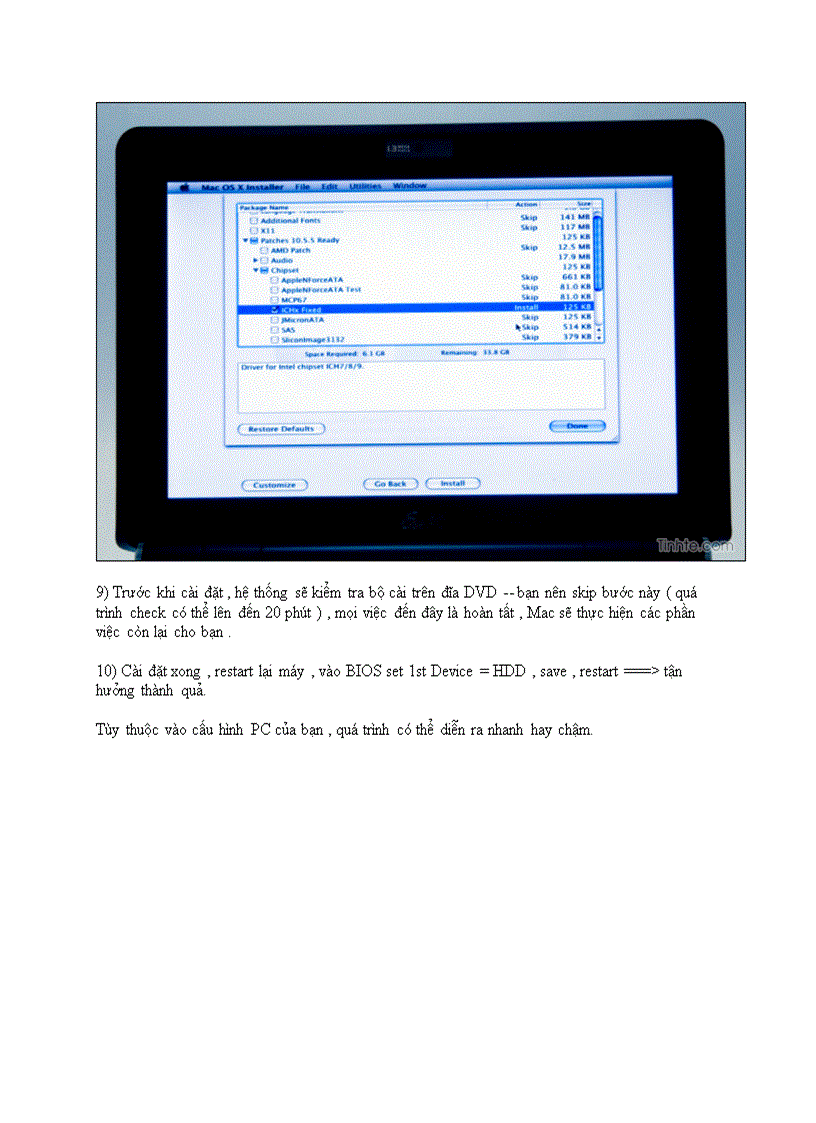 image for page Hướng dẫn cài đặt MAC OS X 10 5 6 Leopard for PC
