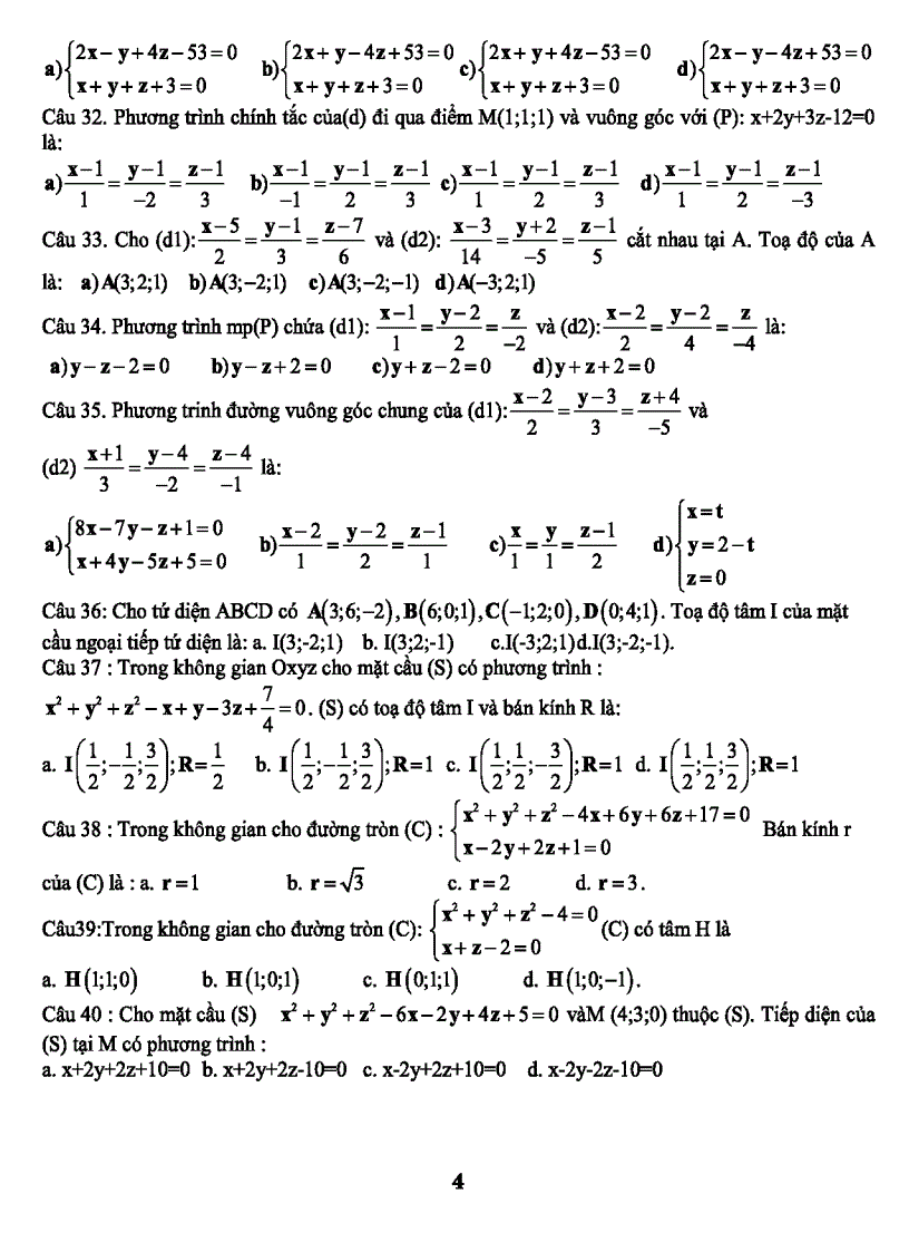 image for page Trắc Nghiệm Hình Học Không Gian 12