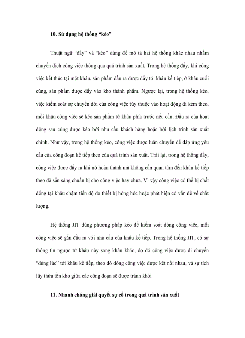 image for page Lợi ích của hệ thống công việc Just In Time