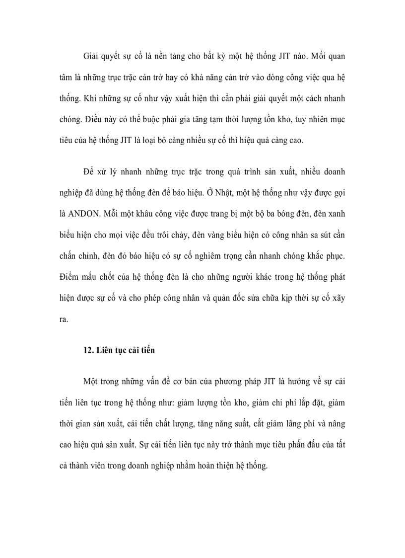 image for page Lợi ích của hệ thống công việc Just In Time