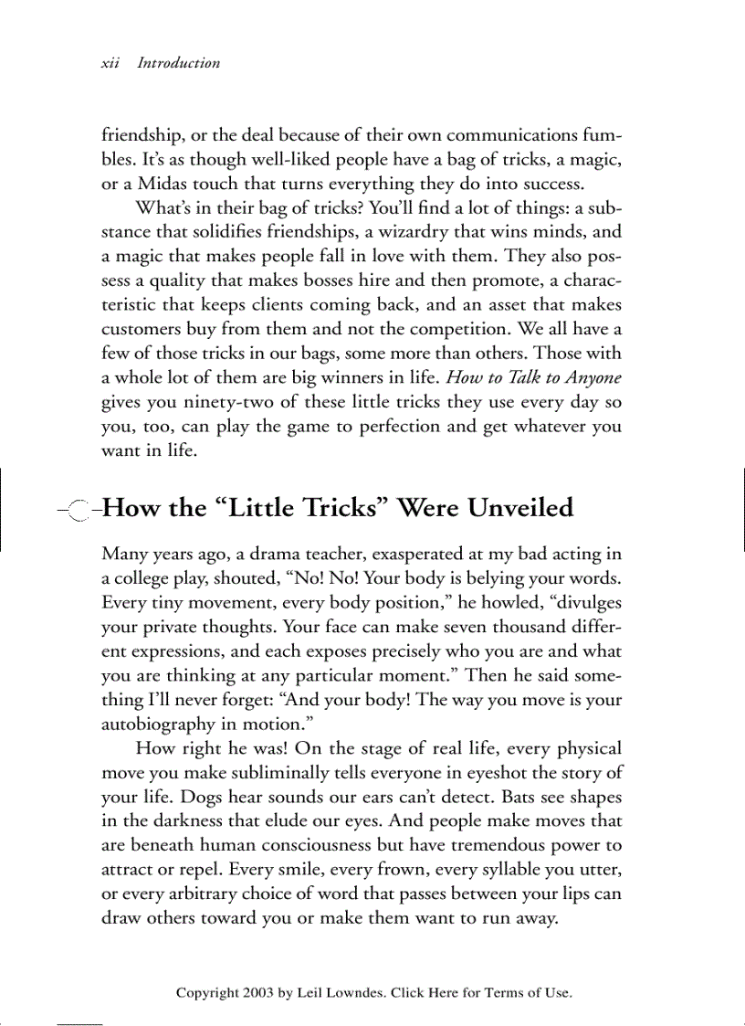 image for page How to Talk to Anyone 92 Little Tricks for Big Success in Relationships