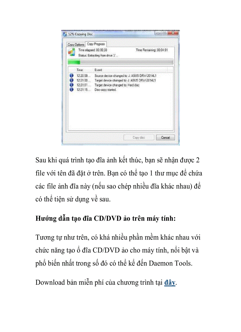 image for page Cách tạo ổ CD DVD ảo để sao chép đĩa