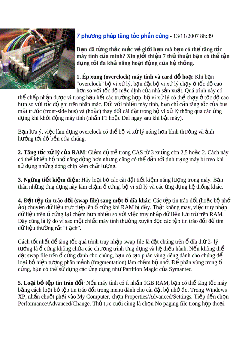 image for page 7 phương pháp tăng tốc phần cứng