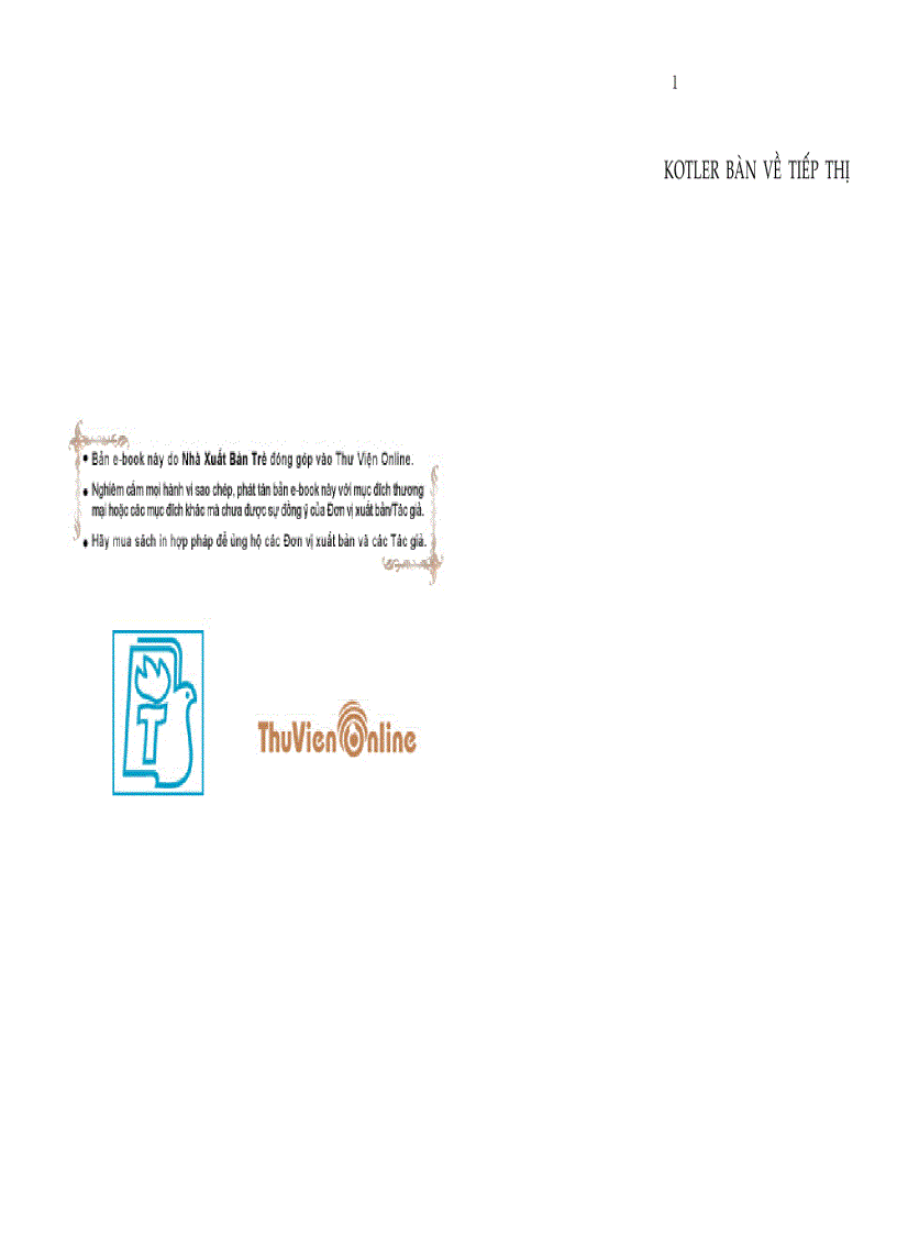 image for page KOTLER bàn về tiếp thị ứng dụng trong kinh tế