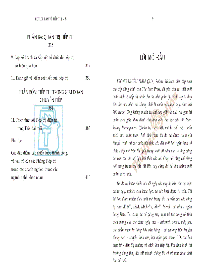 image for page KOTLER bàn về tiếp thị ứng dụng trong kinh tế