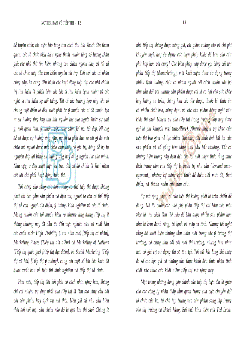 image for page KOTLER bàn về tiếp thị ứng dụng trong kinh tế