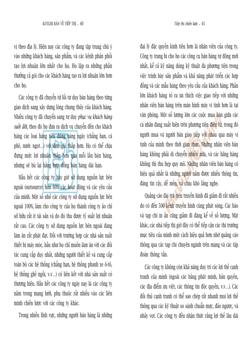 image for page KOTLER bàn về tiếp thị ứng dụng trong kinh tế