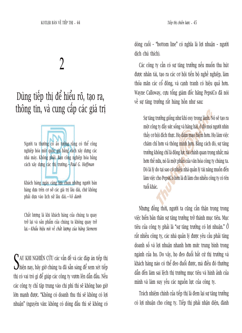 image for page KOTLER bàn về tiếp thị ứng dụng trong kinh tế