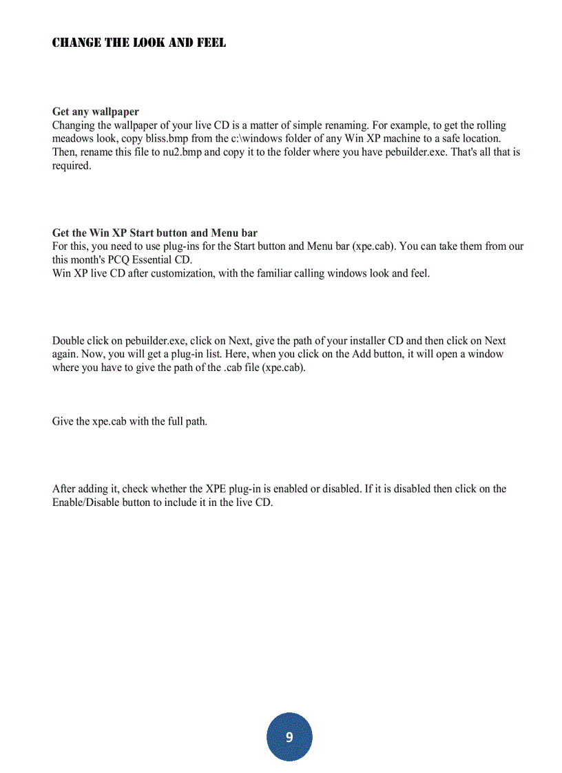 image for page Build Windows XP LIVE CD