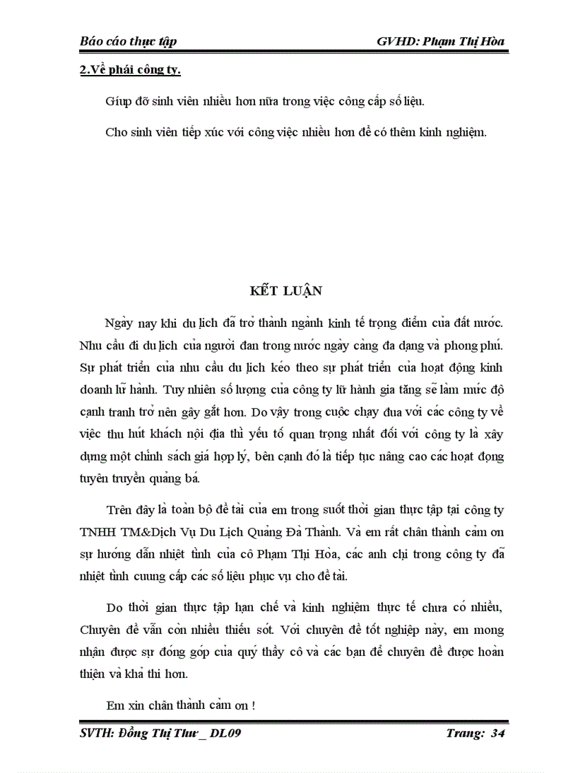 image for page Các giải pháp nhằm thu hút khách du lịch nội địa tại công ty TNHH thương mại Dịch Vụ Du Lịch Quảng Đà Thành quảng nam