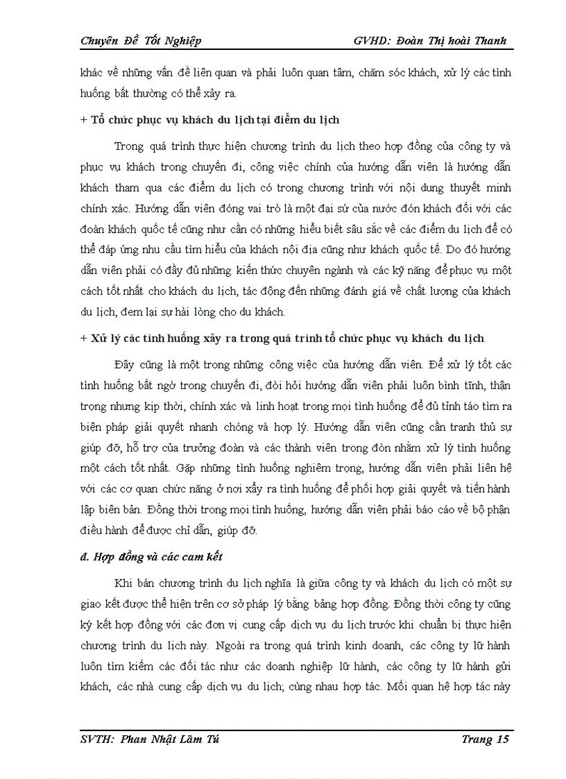 image for page Giải Pháp Hoàn Thiện Quy Trình Khai Thác Và Tổ Chức Phục Vụ Khách Du Lịch tại công ty cổ phần du lịch VITOURS Đà Nẵng