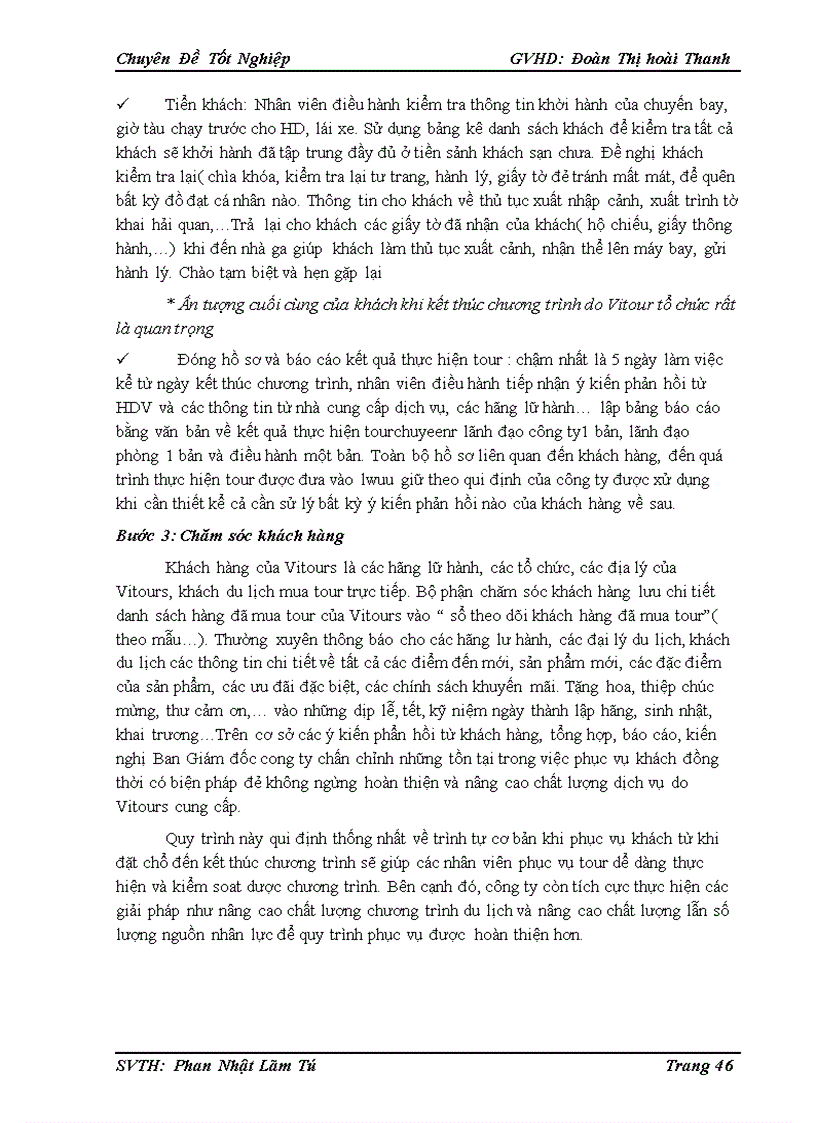 image for page Giải Pháp Hoàn Thiện Quy Trình Khai Thác Và Tổ Chức Phục Vụ Khách Du Lịch tại công ty cổ phần du lịch VITOURS Đà Nẵng