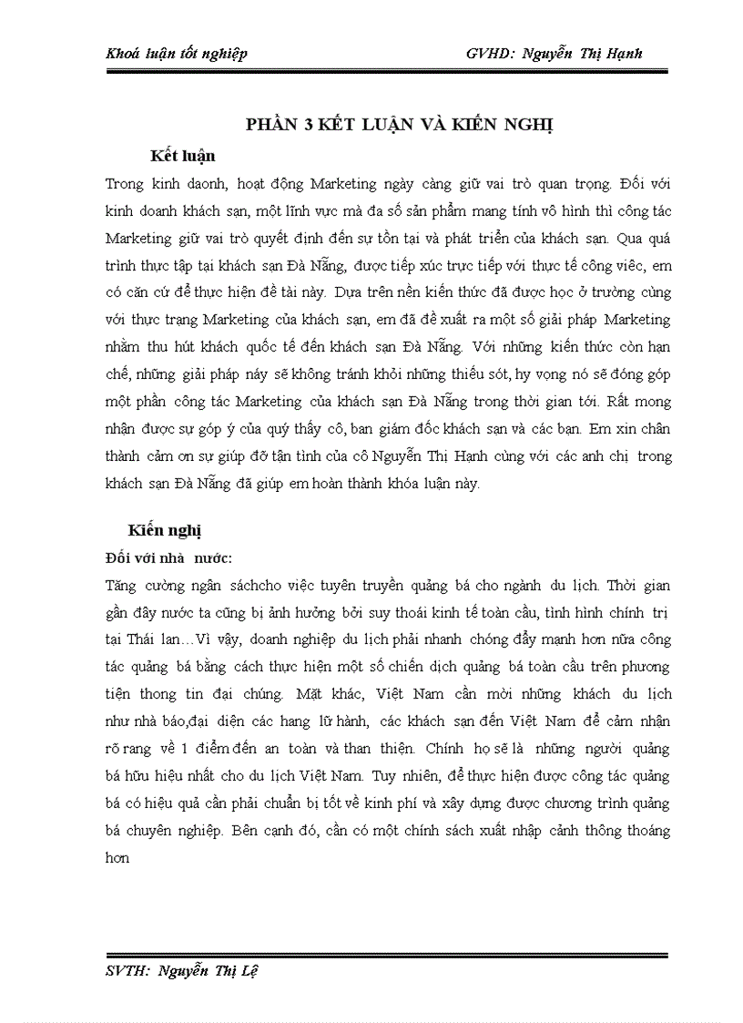 image for page Giải pháp Marketing nhằm thu hút khách quốc tế của khách sạn Đà Nẵng trong thời gian đến