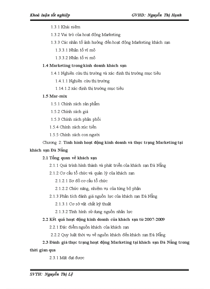 image for page Giải pháp Marketing nhằm thu hút khách quốc tế của khách sạn Đà Nẵng trong thời gian đến