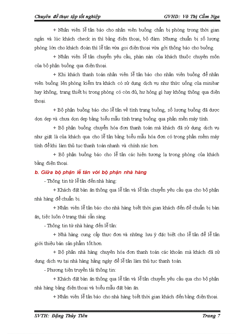 image for page Hoàn thiện chất lượng phục vụ của bộ phận lễ tân khách sạn sun river đà nẵng