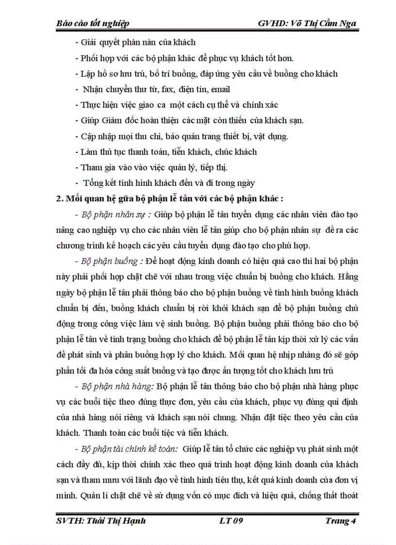 image for page Hoàn thiện quy trình làm thủ tục trả buồng cho khách tại khách sạn silver sea đà nẵng