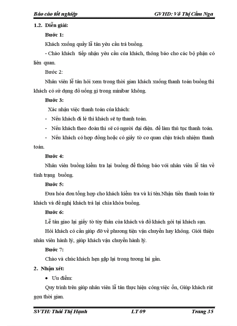 image for page Hoàn thiện quy trình làm thủ tục trả buồng cho khách tại khách sạn silver sea đà nẵng