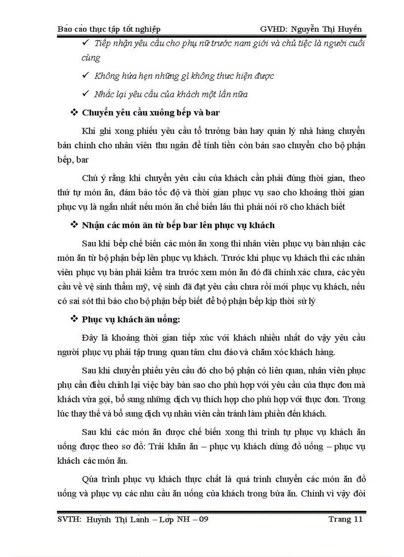 image for page Hoàn thiện quy trình phục vụ trực tiếp tại bàn trong nhà hàng khách sạn Blue Ocean đà nẵng