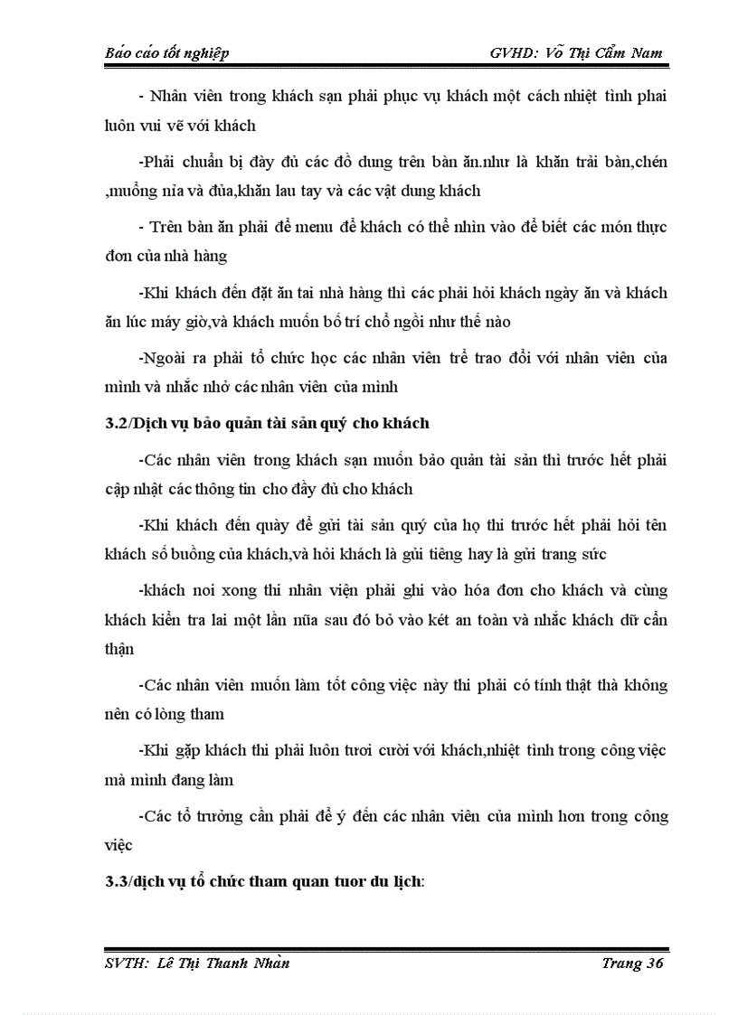 image for page Hoàn thiện quá trình phục vụ khách trong thời gian lưu trú tại khách sạn Hưu Nghị đà nẵng