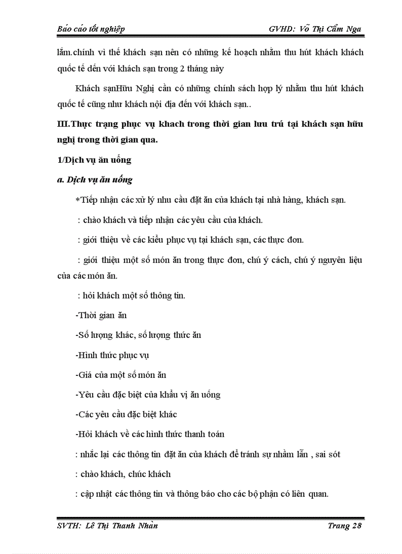 image for page Hoàn thiện quá trình phục vụ khách trong thời gian lưu trú tại khách sạn Hữu Nghị đà nẵng 1