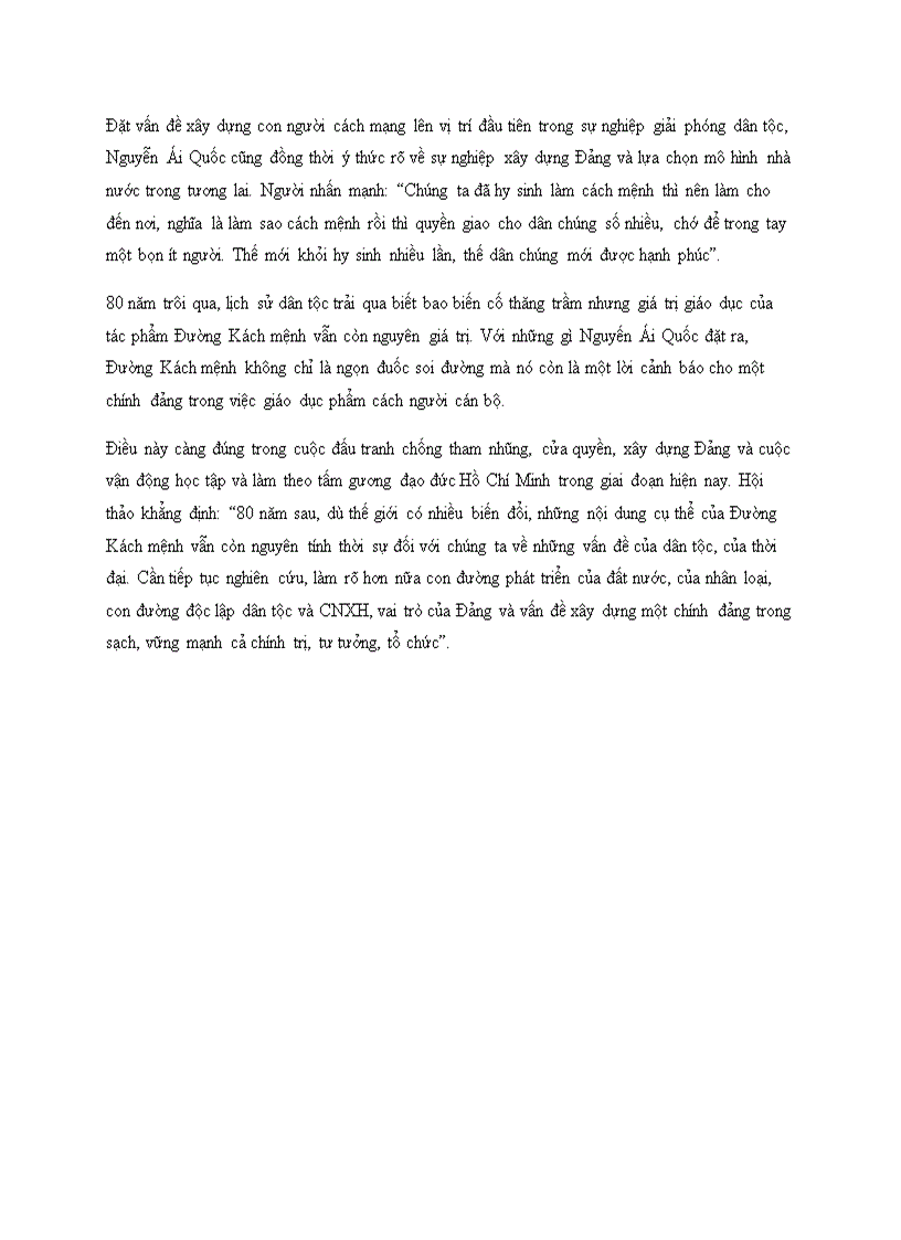 image for page Tiểu luận tư cách người cách mệnh