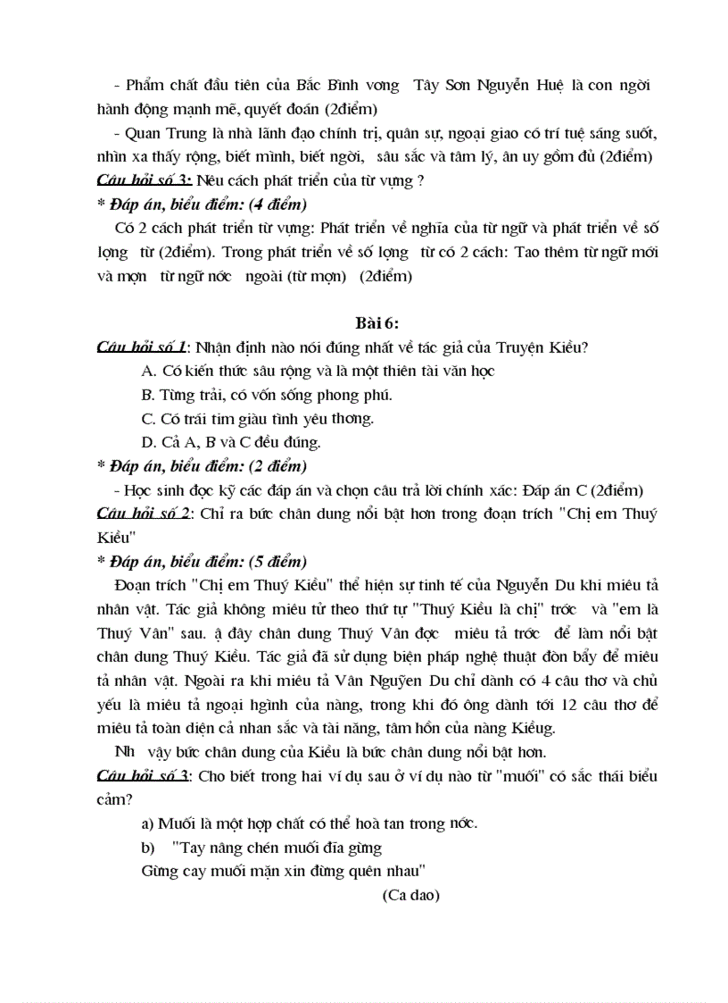 image for page Đề kiểm tra Ngữ văn 9 HK I