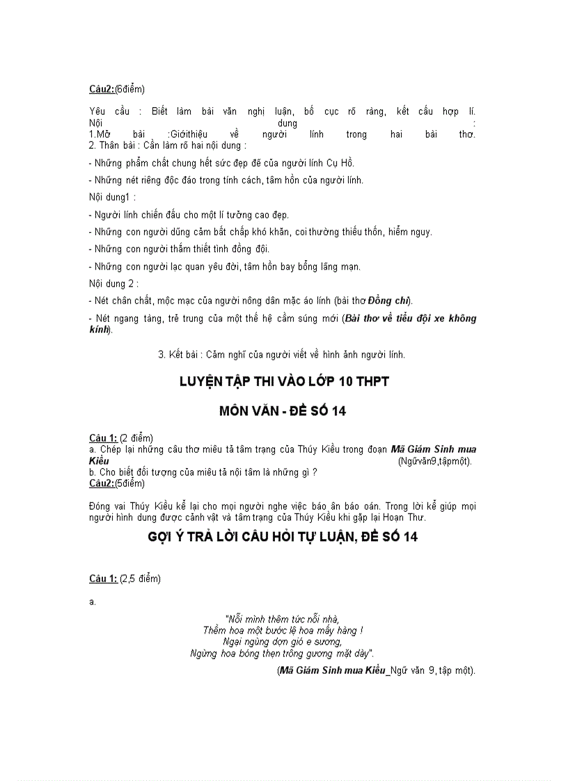 image for page 4 cách mở bài và 16 đề ôn thi văn 9