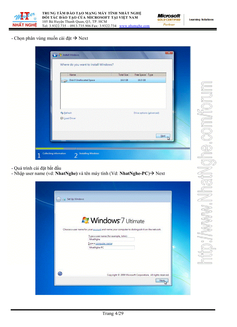 image for page Windows 7 install migrate upgrade
