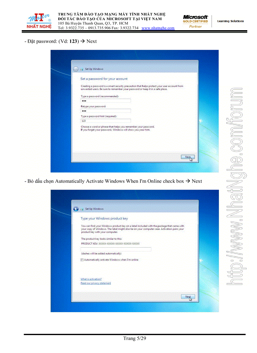 image for page Windows 7 install migrate upgrade