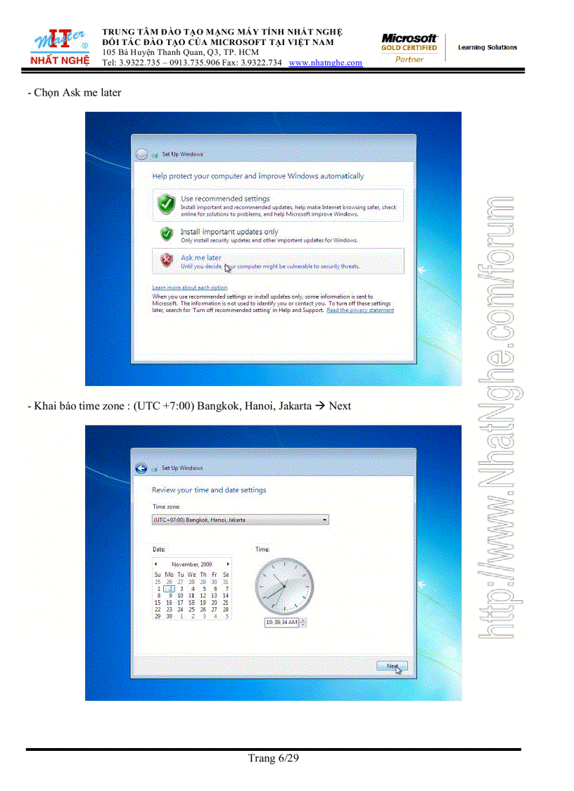image for page Windows 7 install migrate upgrade