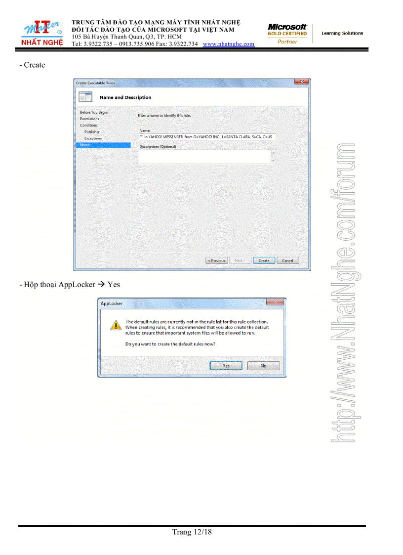 image for page Ngăn chặn dùng phần mềm trên windows 7