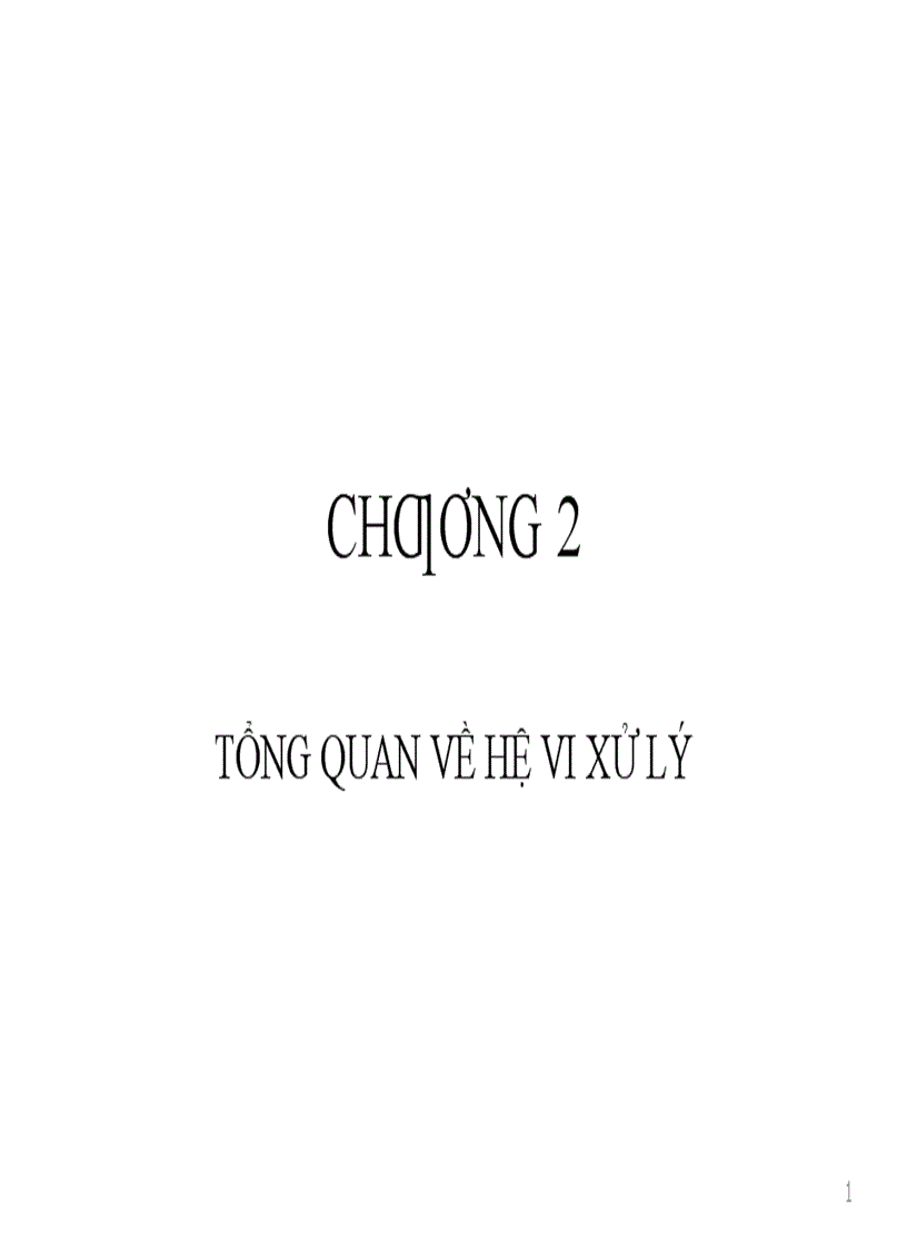 image for page Tổng quan về hệ vi xử lý