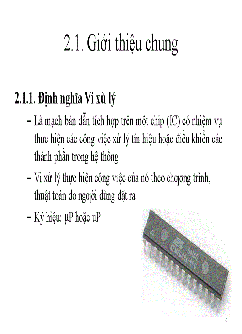 image for page Tổng quan về hệ vi xử lý