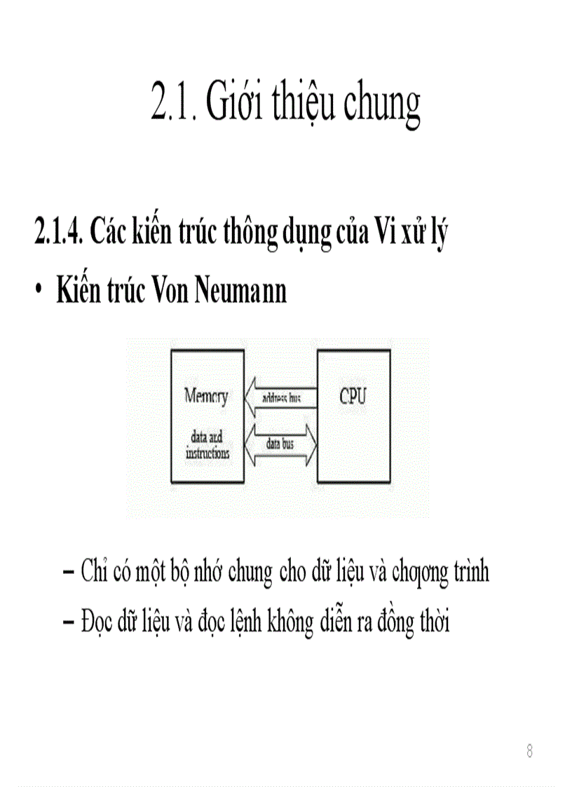 image for page Tổng quan về hệ vi xử lý