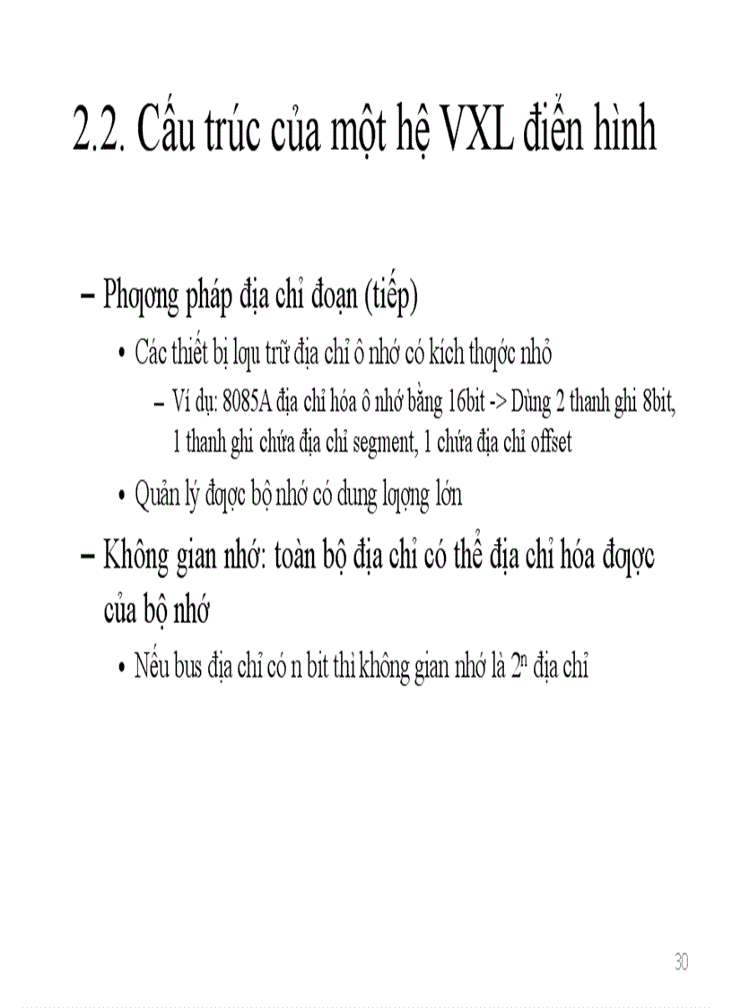 image for page Tổng quan về hệ vi xử lý