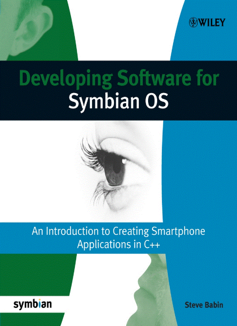 image for page Developing Software for Symbian OS