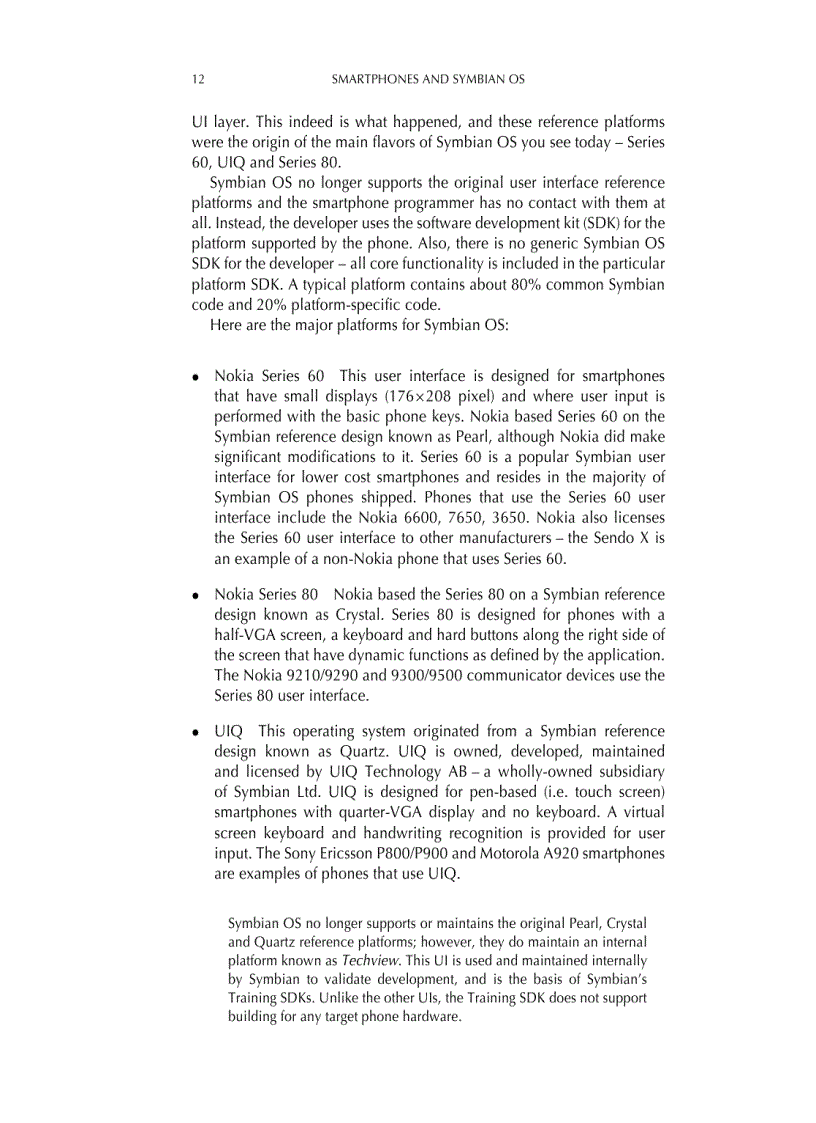 image for page Developing Software for Symbian OS