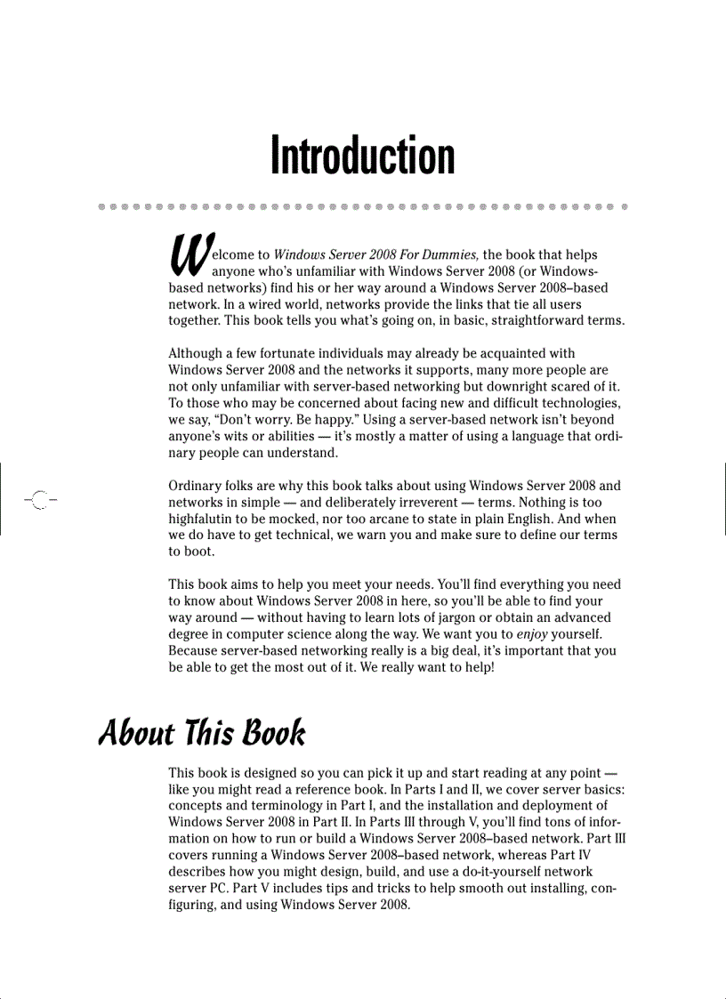 image for page Windows Server 2008 for Dummies