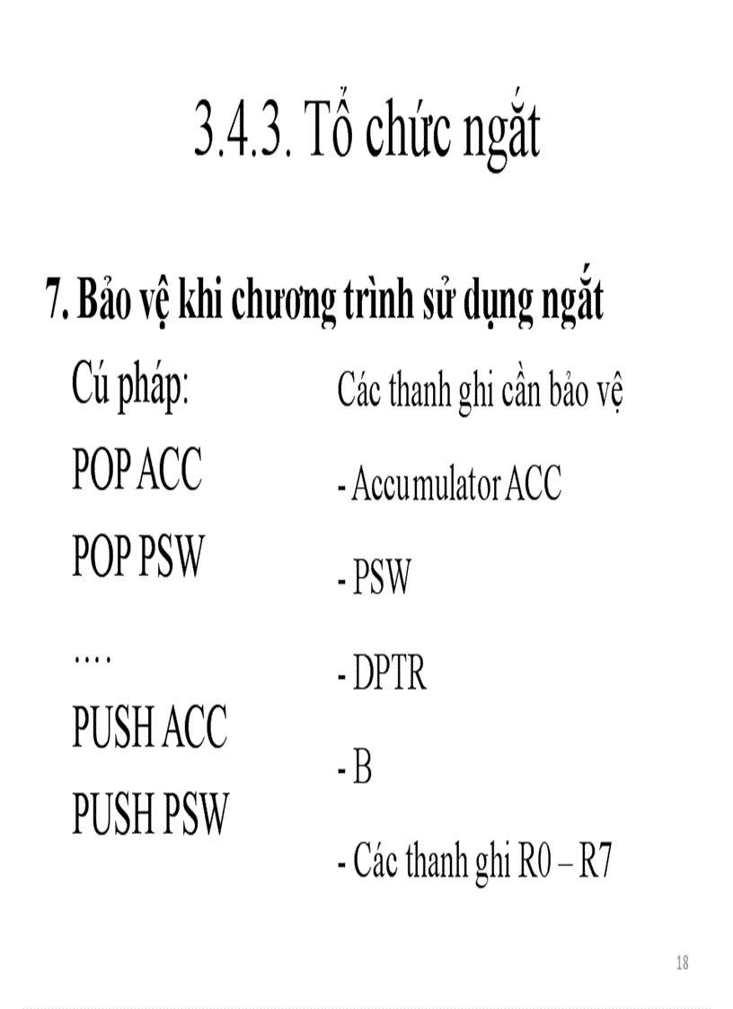 image for page Vấn đề về ngắt của Vi điều khiển