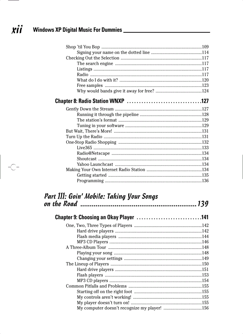 image for page Windows XP Digital Music for Dummies