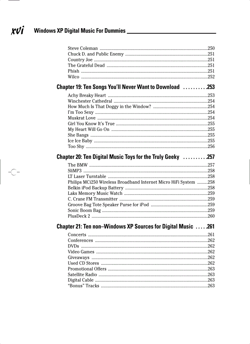 image for page Windows XP Digital Music for Dummies