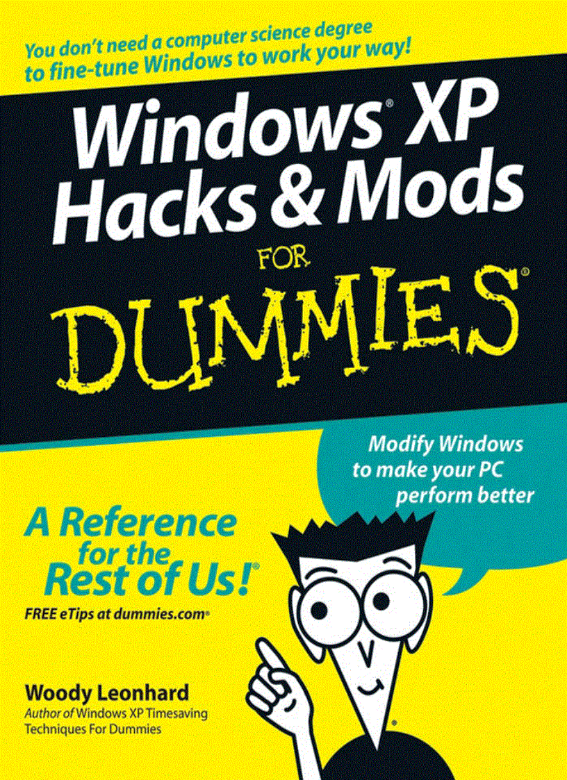 image for page Windows XP Hacks and Mods for Dummies