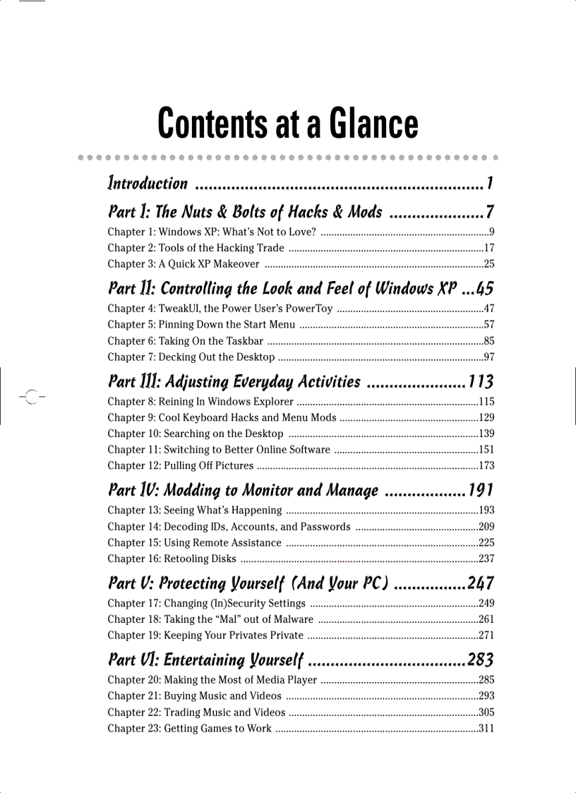image for page Windows XP Hacks and Mods for Dummies
