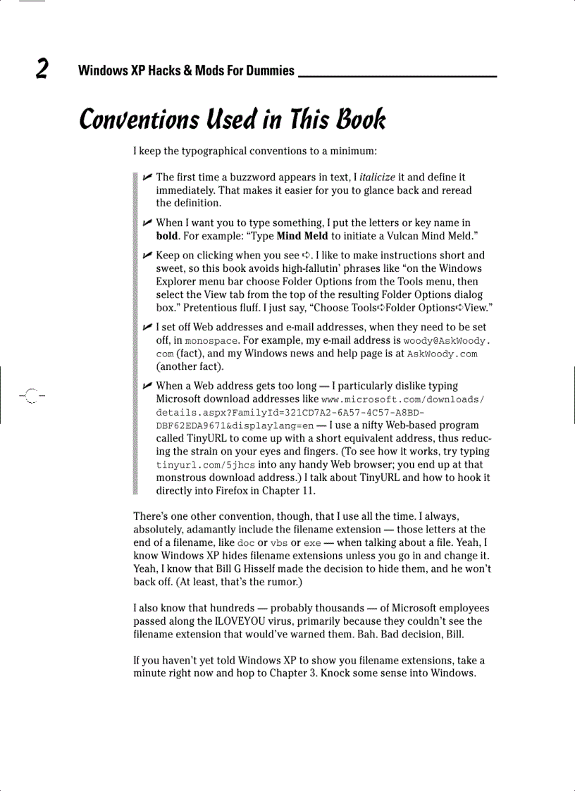 image for page Windows XP Hacks and Mods for Dummies