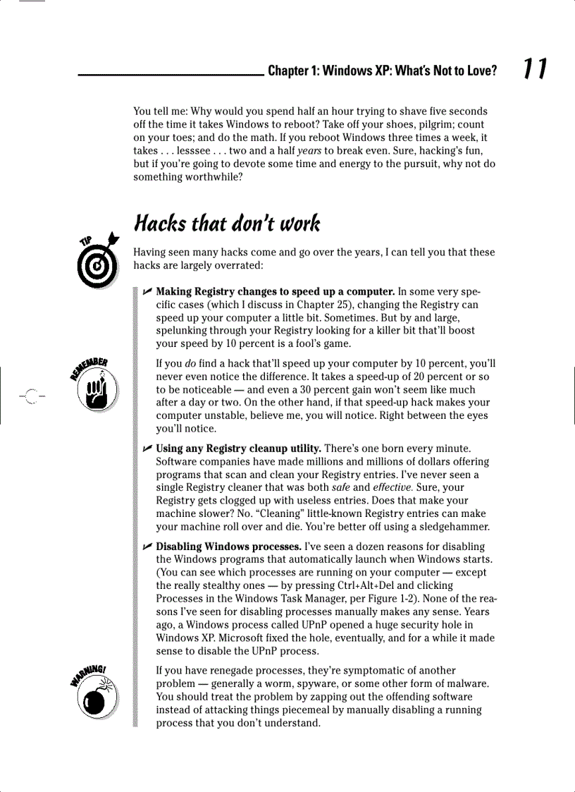 image for page Windows XP Hacks and Mods for Dummies