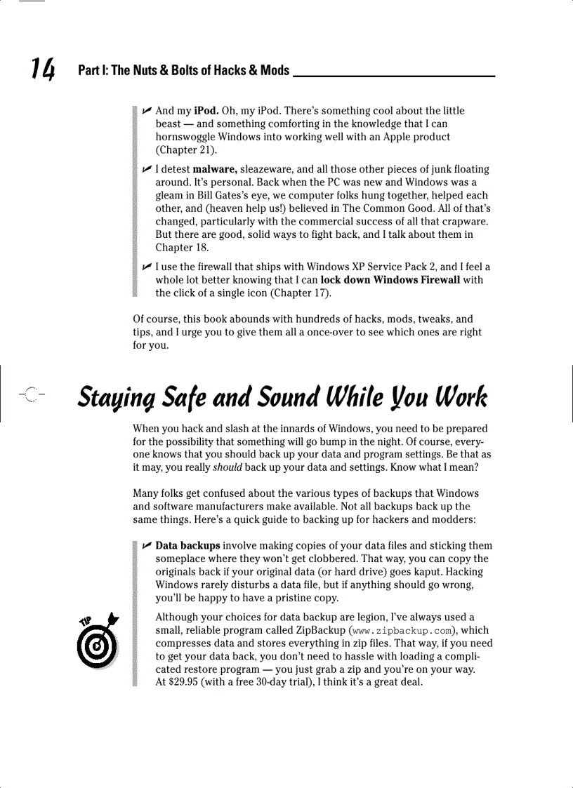 image for page Windows XP Hacks and Mods for Dummies